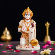 Hanuman Ji Marble Dust Murti Idol