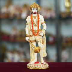 Marble Handmade Hanuman Ji Idol