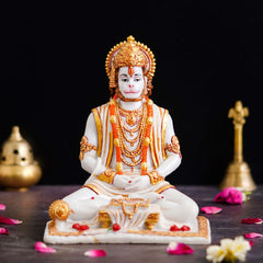 Hanuman Ji Marble Dust Murti Idol