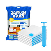 Packing vacuum bags with pump.