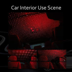 Auto Roof Star Projector Lights, USB Portable Adjustable Flexible Car, Ceiling, Bedroom, Party Interior Decorations with Romantic Atmosphere askddeal.com