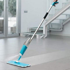 Spray Mop With Removable Washable Cleaning Pad And Integrated Water Spray Mechanism (Multicolor) askddeal.com